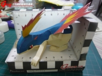 Pokemon Quilava Papercraft 火岩鼠