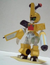 Medabots Gun-Nose Papercraft 徽章戰士/美達人