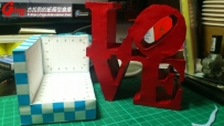 著名雕塑作品 LOVE